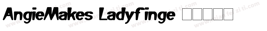 AngieMakes Ladyfinge字体转换